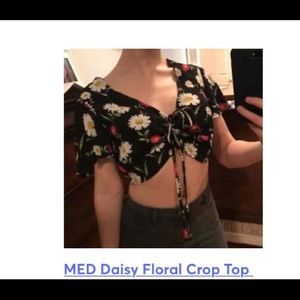 Floral crop top